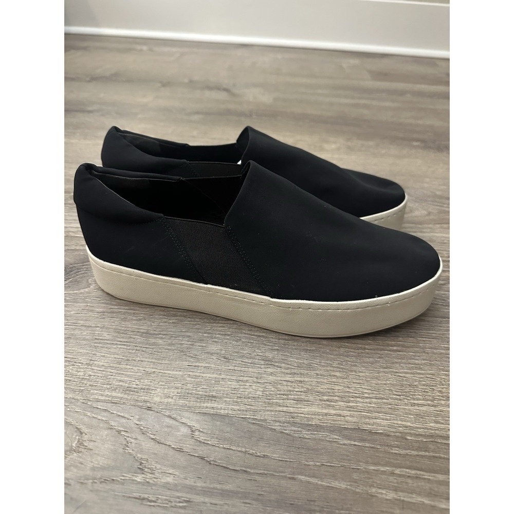 VINCE WOMENS #160282 Black Fabric Slip On 12 GENTLY WORN GREAT CONDITION